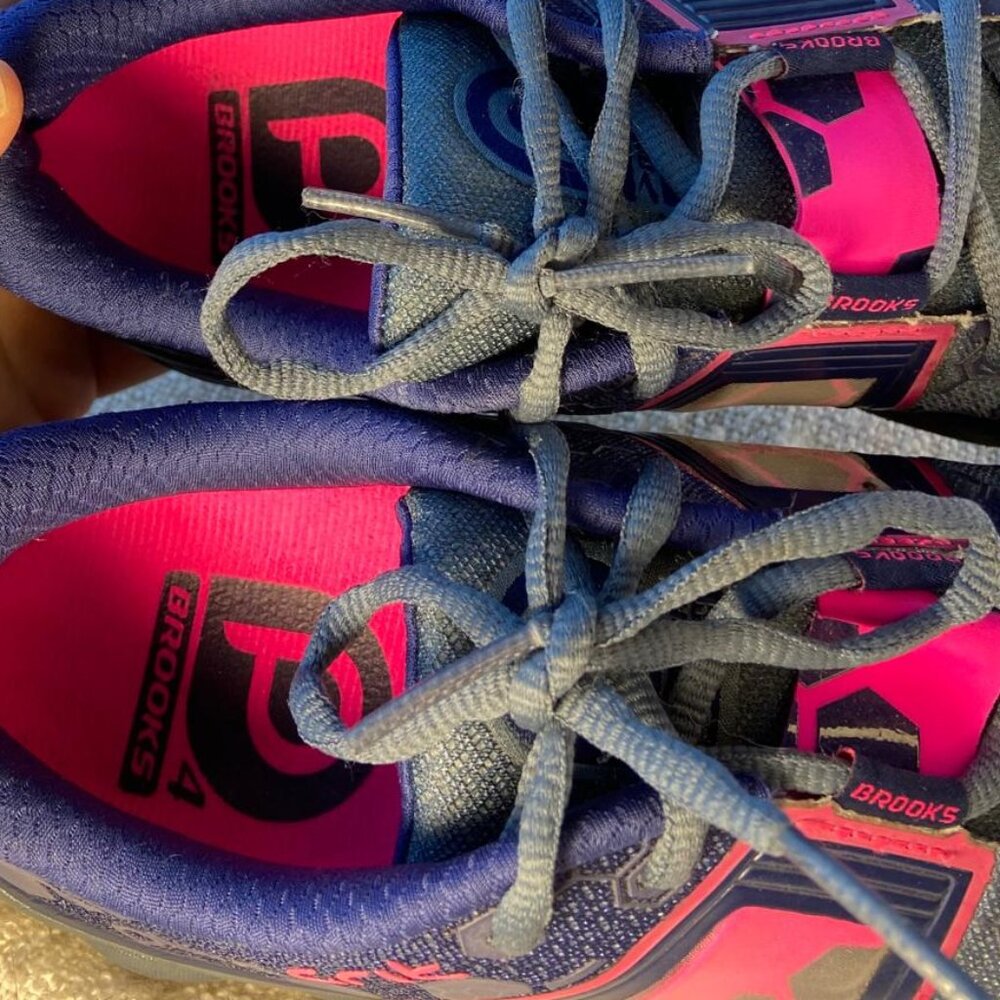 Brooks PureGrit blue and pink Running Shoes Women’s S 10.5 - Picture 6 of 7